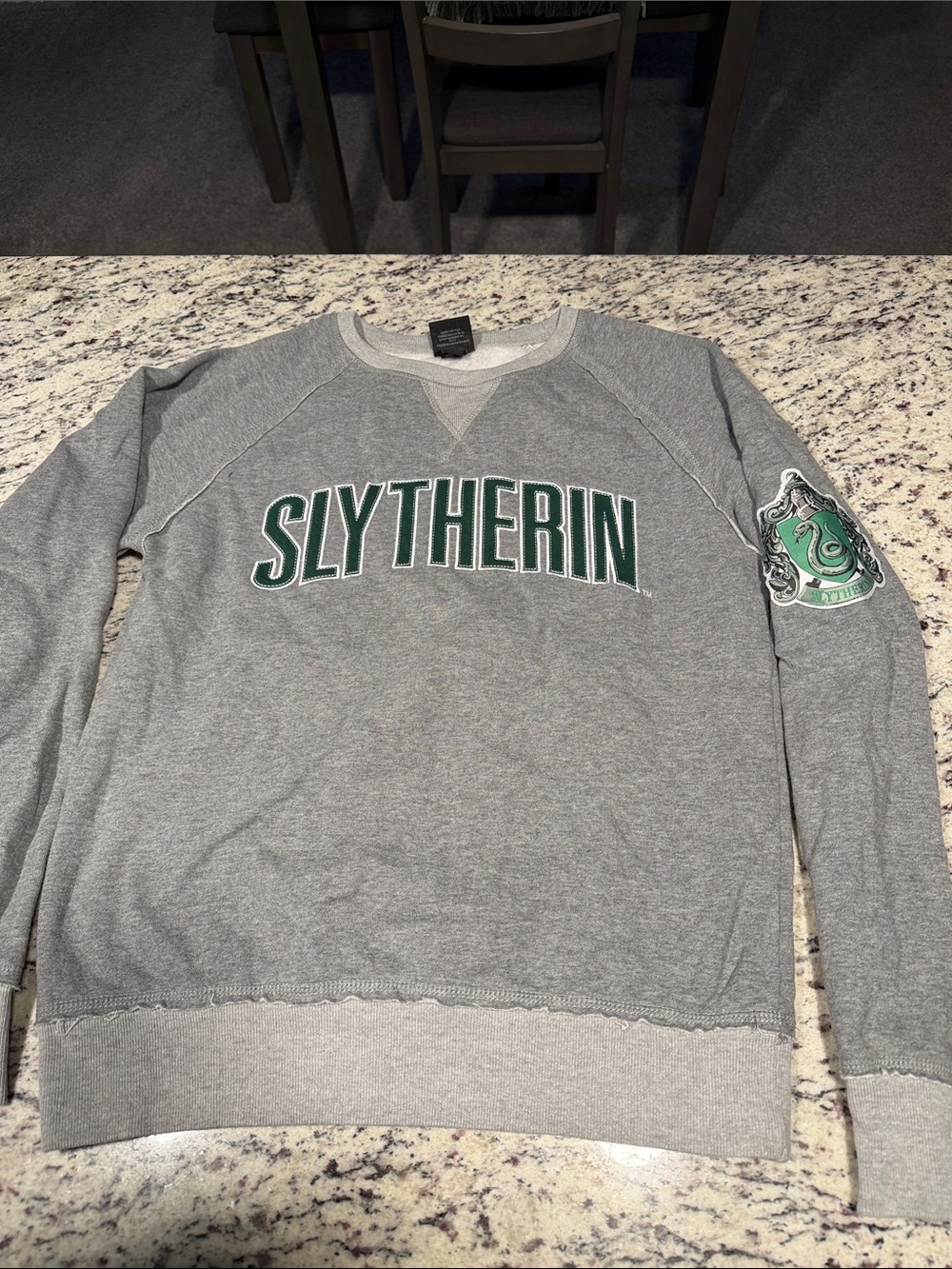 Slytherin Gray Crewneck Sweatshirt - Women's